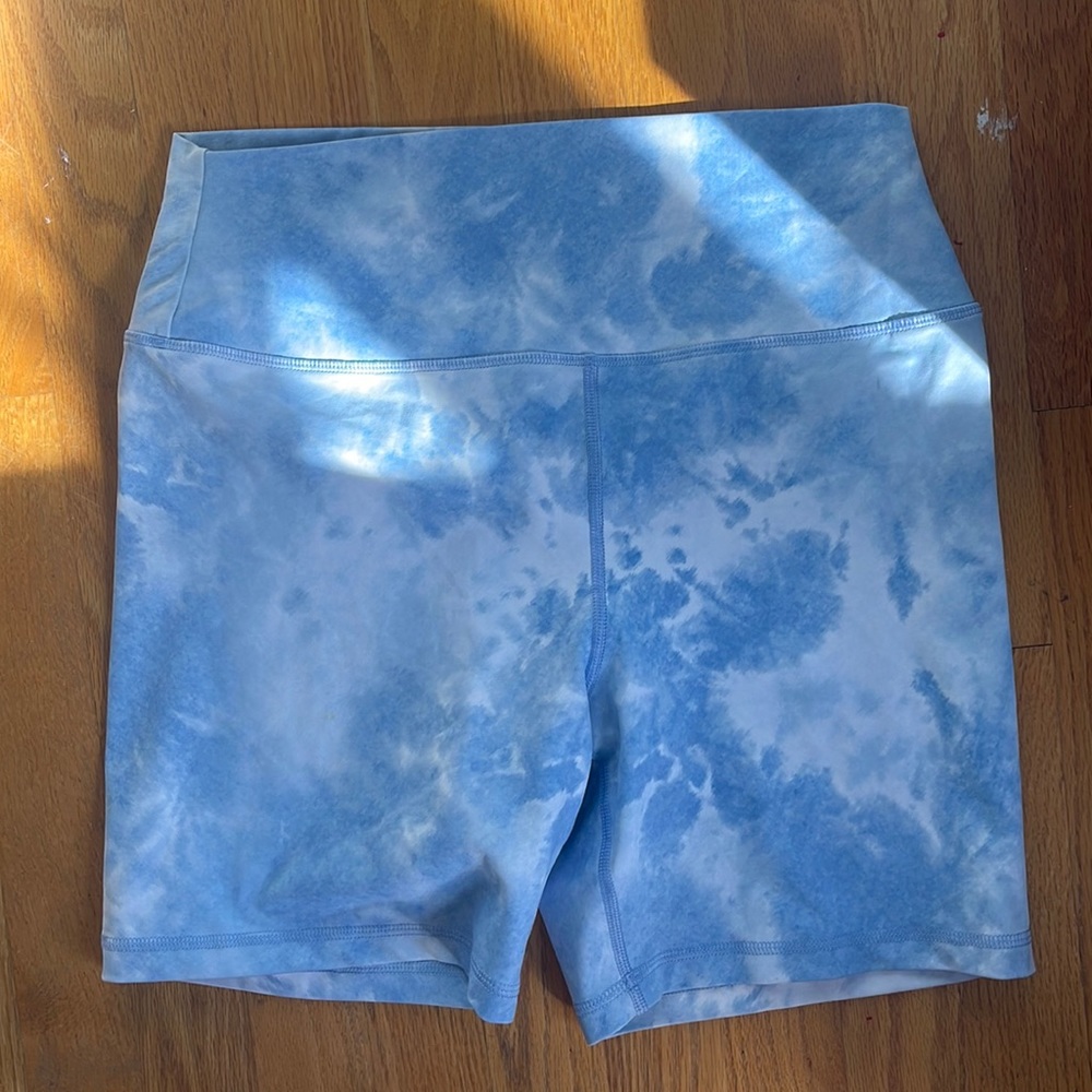 Kavala Collective Blue Tie Dye Biker Short